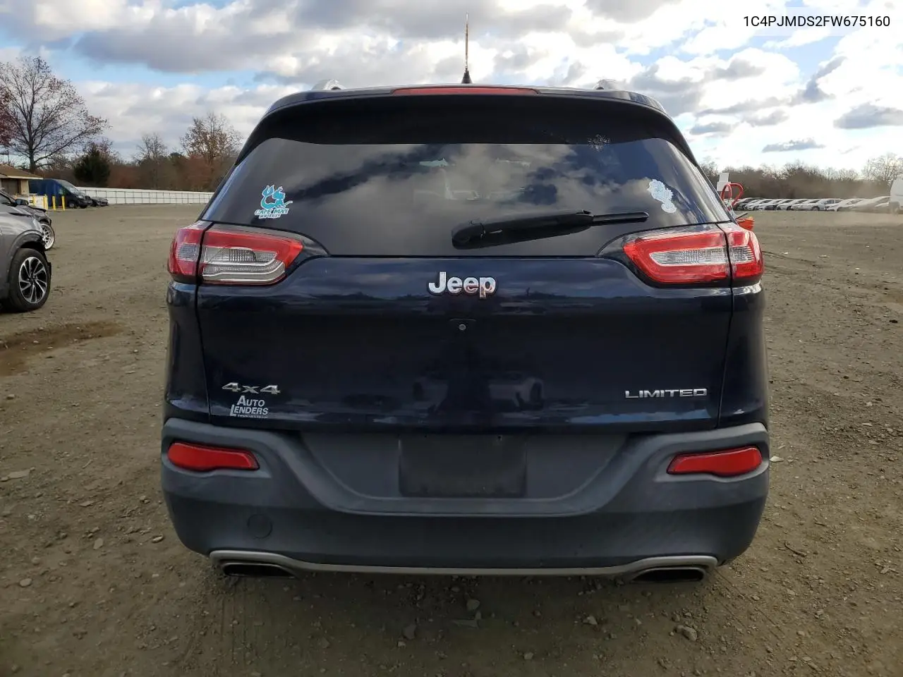 1C4PJMDSXFW650507 2015 Jeep Cherokee Limited