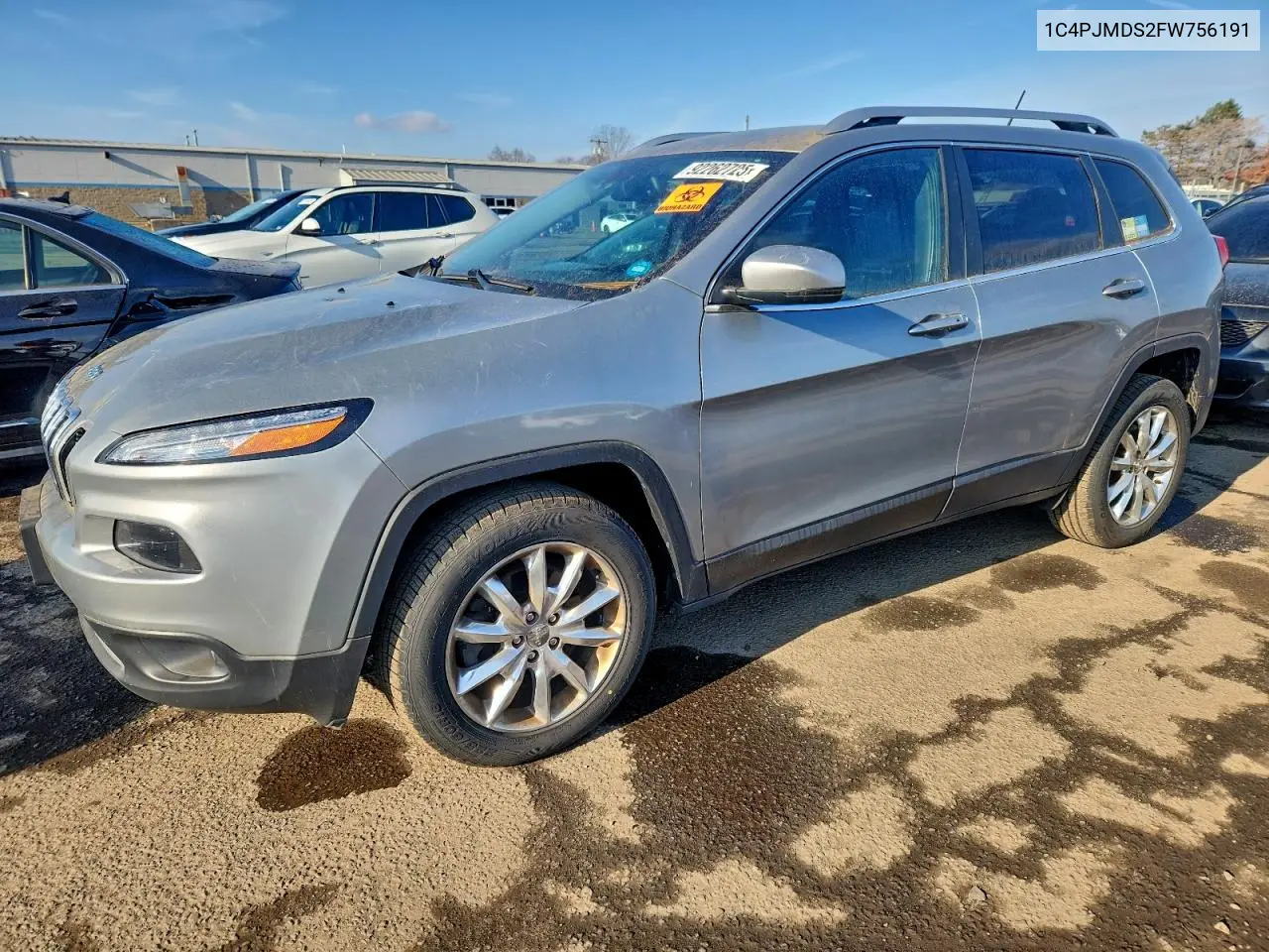 1C4PJMDS2FW756191 2015 Jeep Cherokee Limited