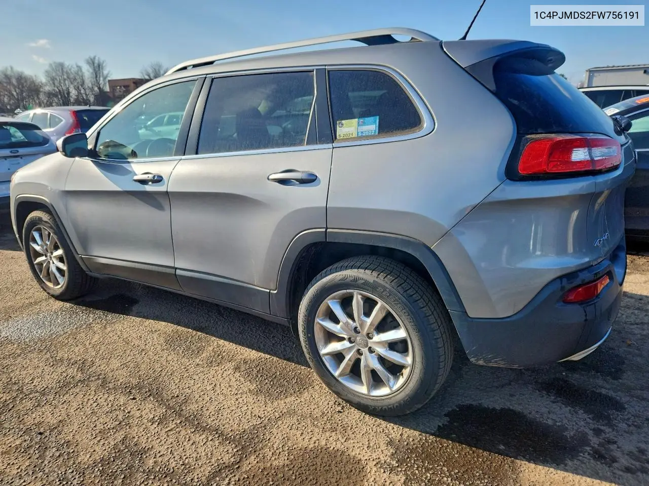 1C4PJMDS2FW756191 2015 Jeep Cherokee Limited