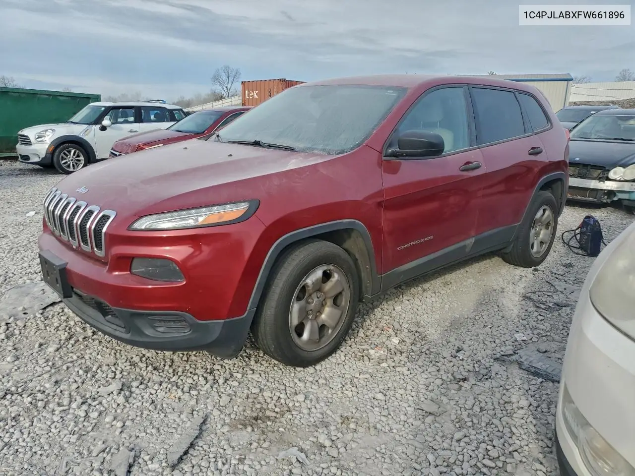 1C4PJLABXFW661896 2015 Jeep Cherokee Sport