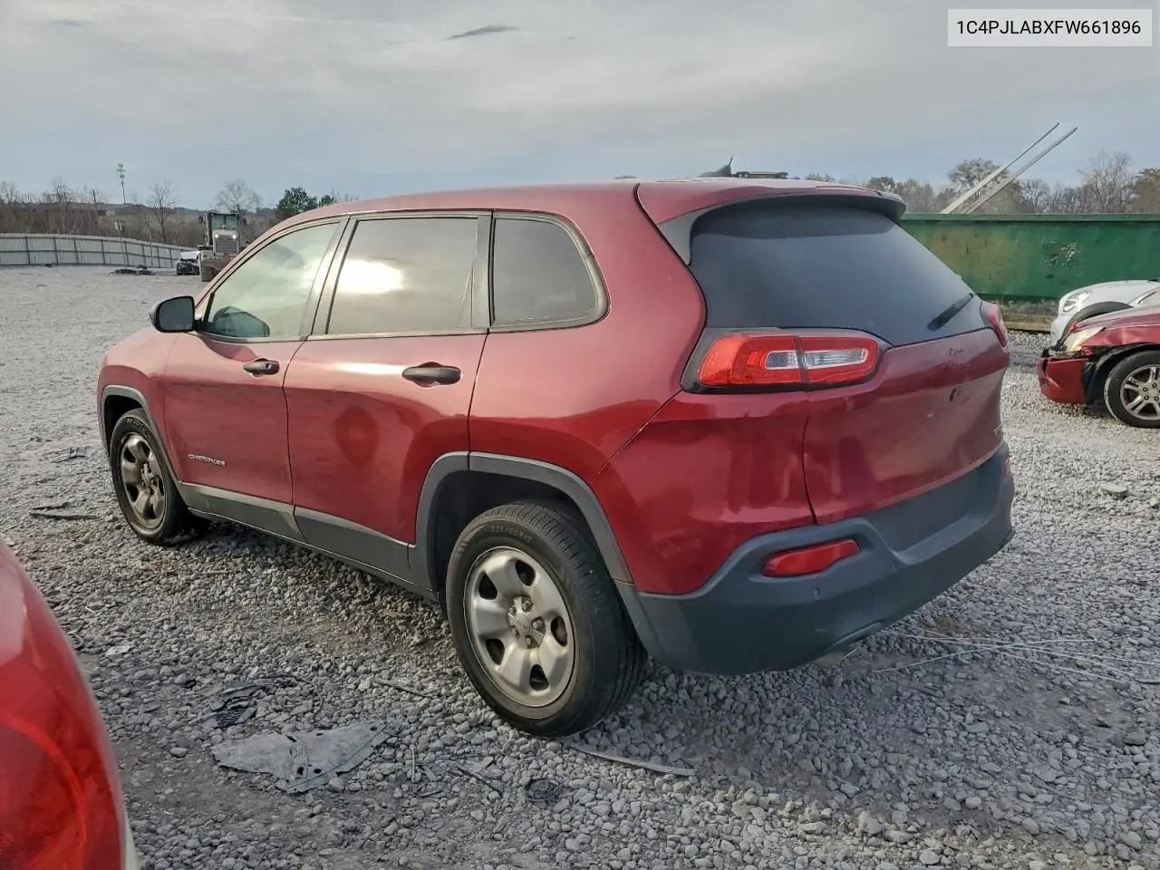 1C4PJLABXFW661896 2015 Jeep Cherokee Sport