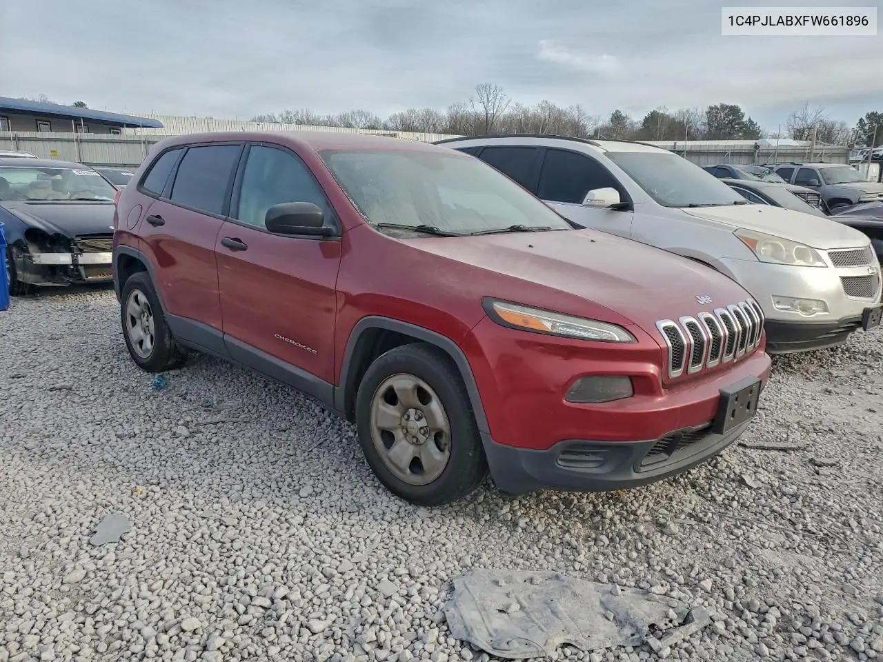 1C4PJLABXFW661896 2015 Jeep Cherokee Sport