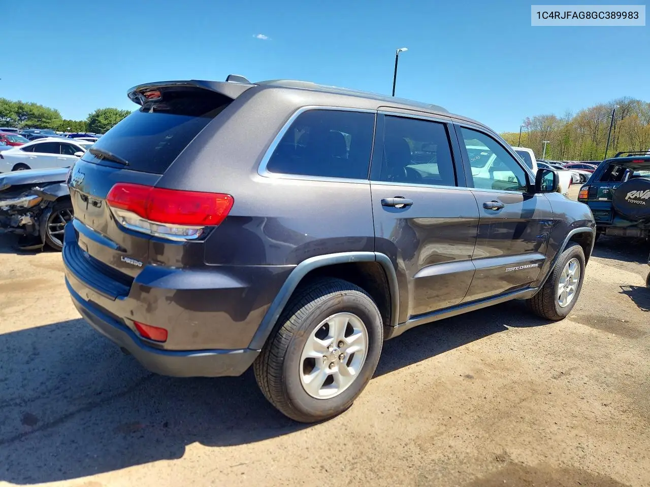 2016 Jeep Grand Cherokee Laredo VIN: 1C4RJFAG8GC389983 Lot: 51068756