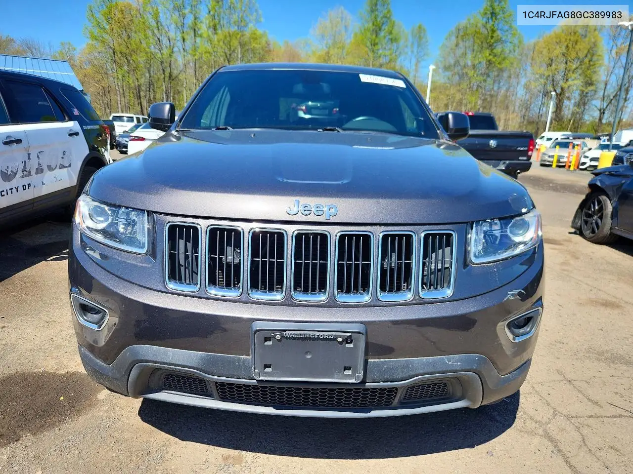 2016 Jeep Grand Cherokee Laredo VIN: 1C4RJFAG8GC389983 Lot: 51068756