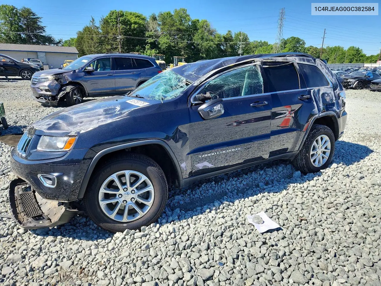 2016 Jeep Grand Cherokee Laredo VIN: 1C4RJEAG0GC382584 Lot: 55758176