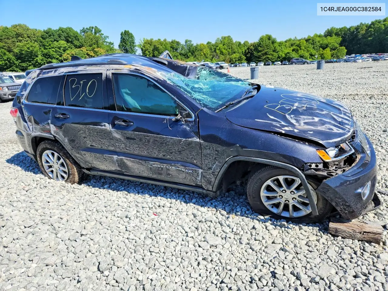 2016 Jeep Grand Cherokee Laredo VIN: 1C4RJEAG0GC382584 Lot: 55758176