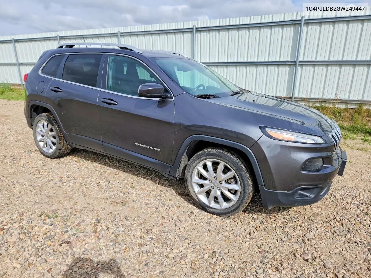 2016 Jeep Cherokee Limited VIN: 1C4PJLDB2GW249447 Lot: 55970756