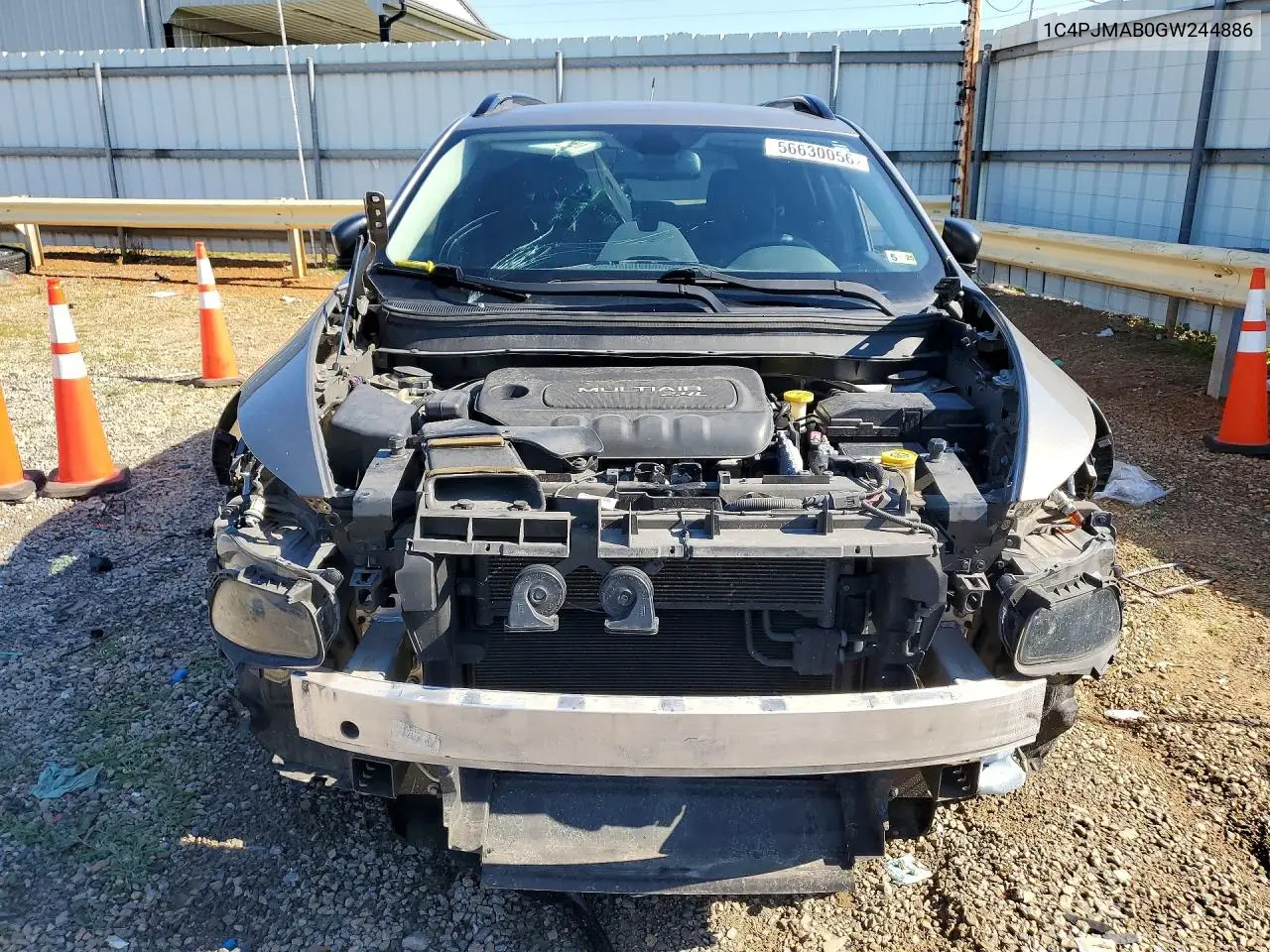2016 Jeep Cherokee Sport VIN: 1C4PJMAB0GW244886 Lot: 56630056
