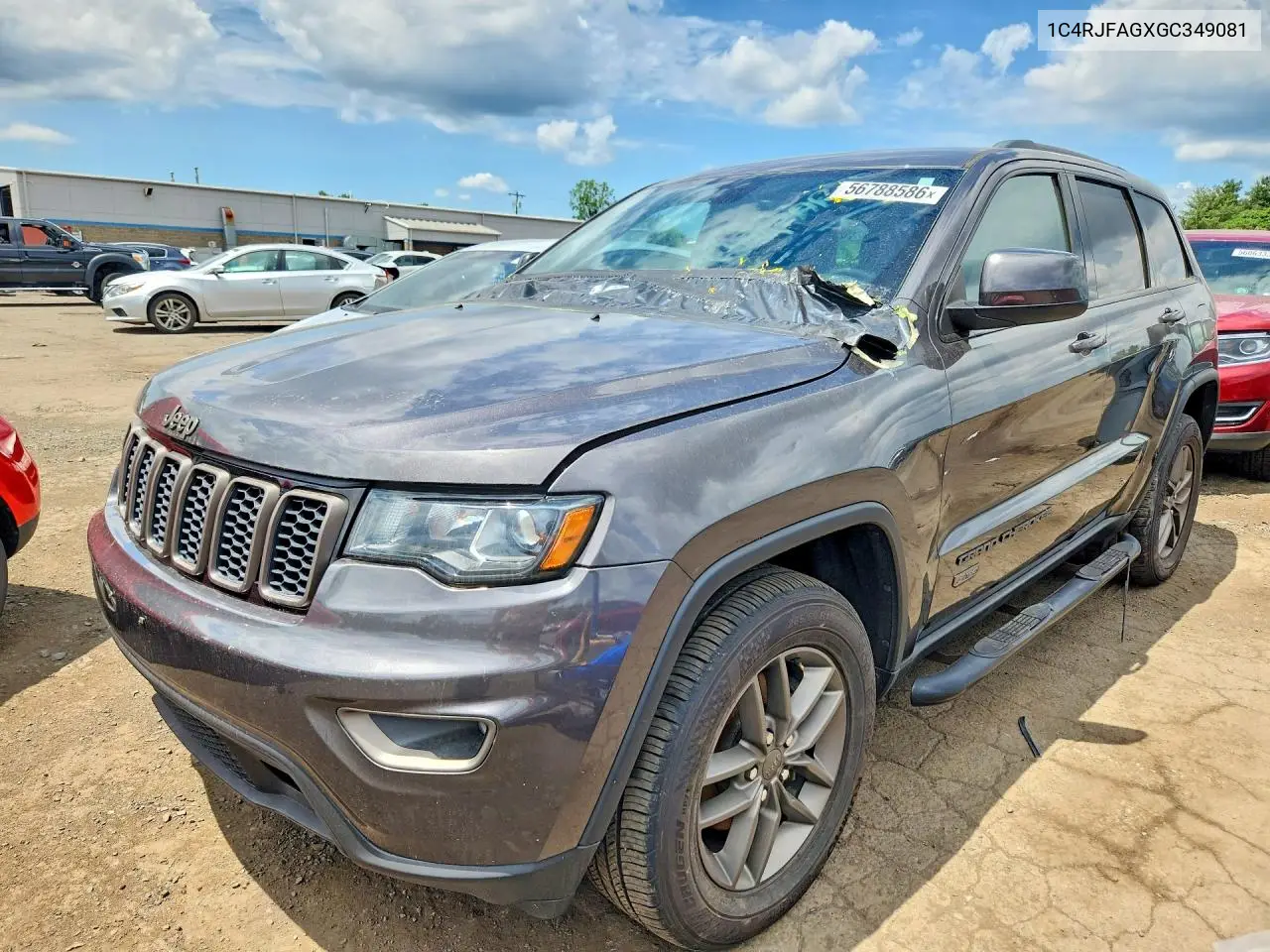 2016 Jeep Grand Cherokee Laredo VIN: 1C4RJFAGXGC349081 Lot: 56788586