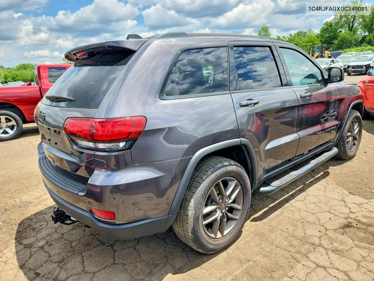 2016 Jeep Grand Cherokee Laredo VIN: 1C4RJFAGXGC349081 Lot: 56788586