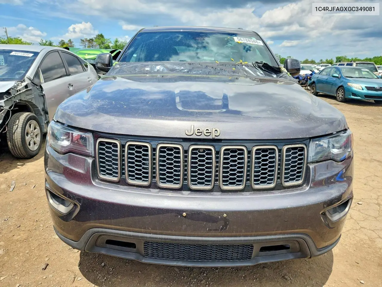 2016 Jeep Grand Cherokee Laredo VIN: 1C4RJFAGXGC349081 Lot: 56788586
