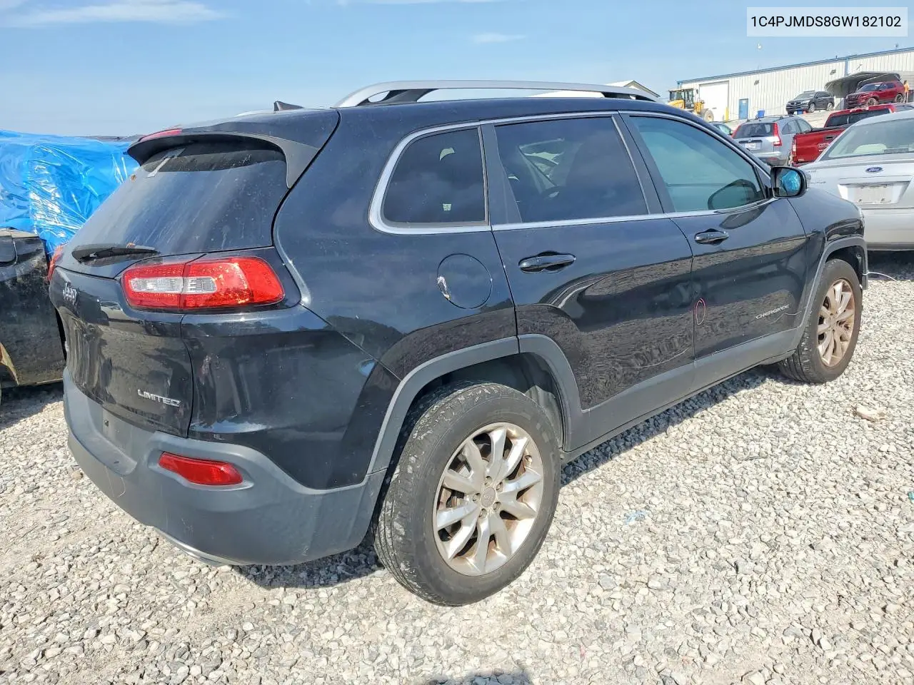 2016 Jeep Cherokee Limited VIN: 1C4PJMDS8GW182102 Lot: 57185656