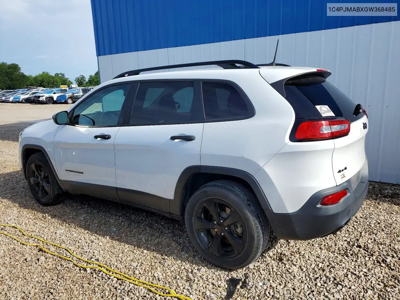 2016 Jeep Cherokee Sport VIN: 1C4PJMABXGW368485 Lot: 57652066