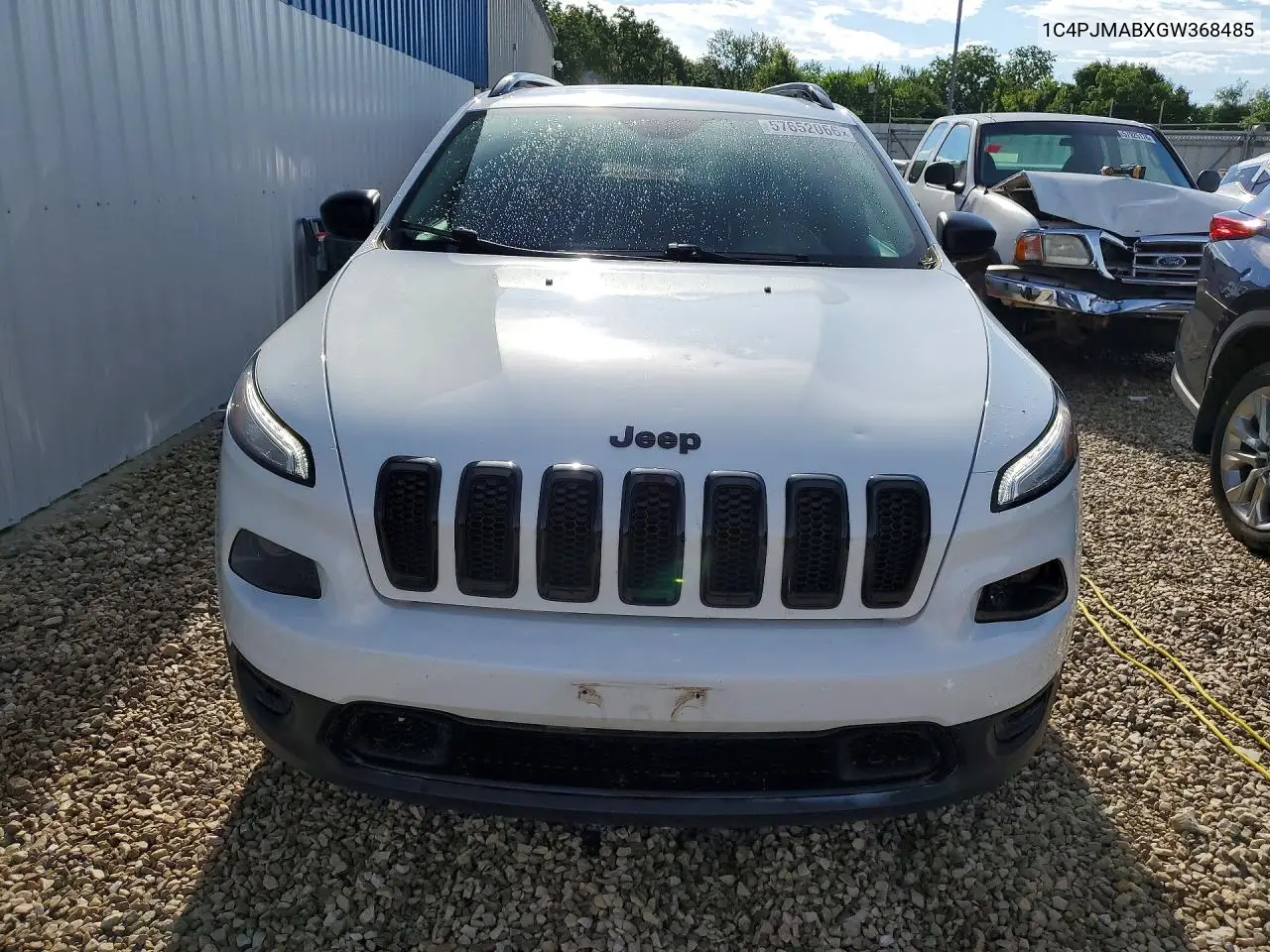 2016 Jeep Cherokee Sport VIN: 1C4PJMABXGW368485 Lot: 57652066