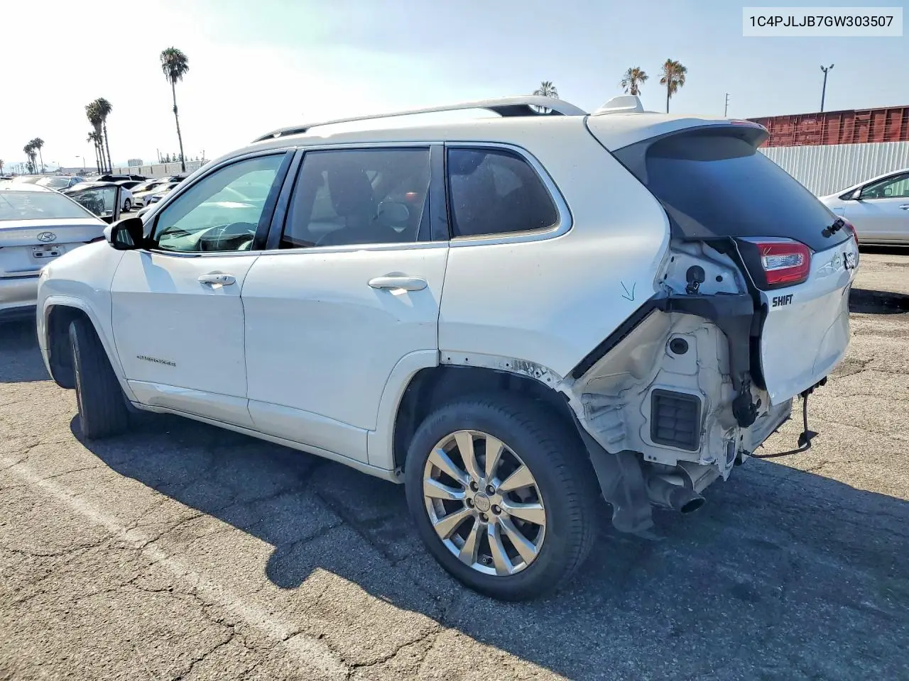 2016 Jeep Cherokee Overland VIN: 1C4PJLJB7GW303507 Lot: 58249636