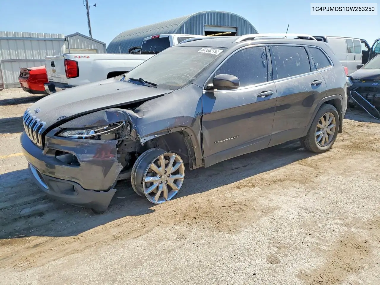 2016 Jeep Cherokee Limited VIN: 1C4PJMDS1GW263250 Lot: 60198276