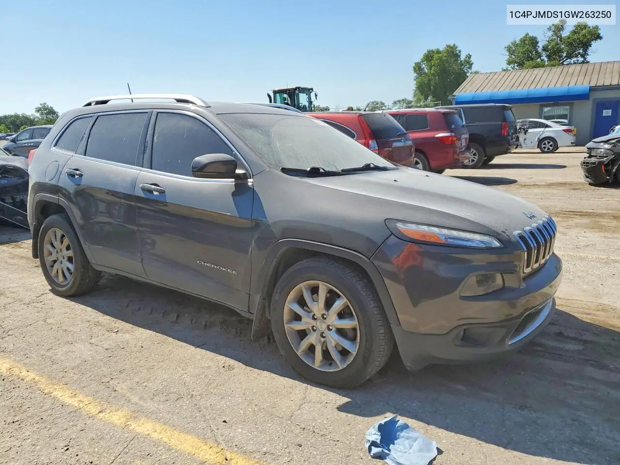 2016 Jeep Cherokee Limited VIN: 1C4PJMDS1GW263250 Lot: 60198276