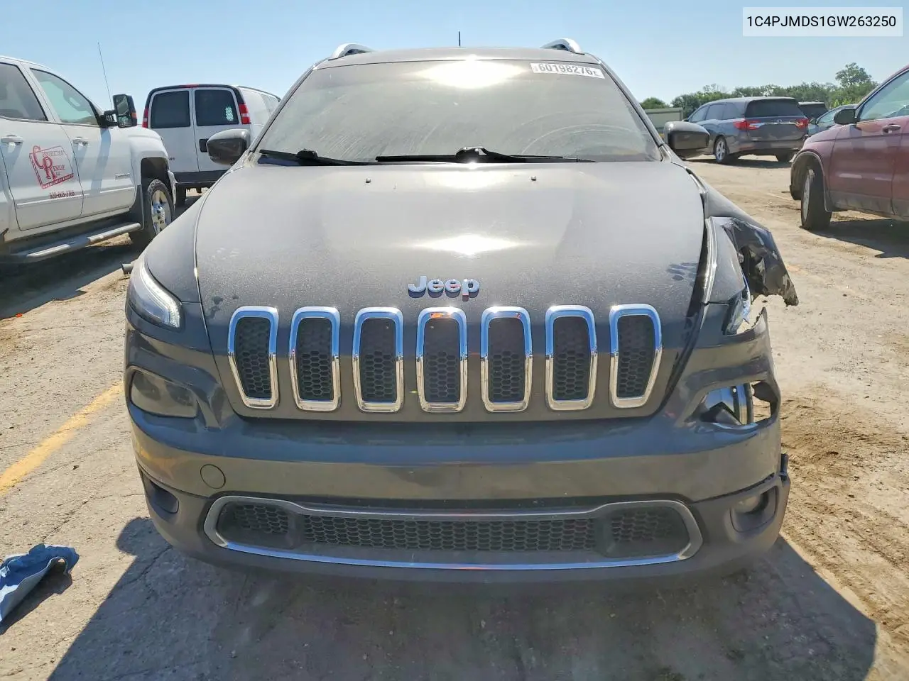 2016 Jeep Cherokee Limited VIN: 1C4PJMDS1GW263250 Lot: 60198276