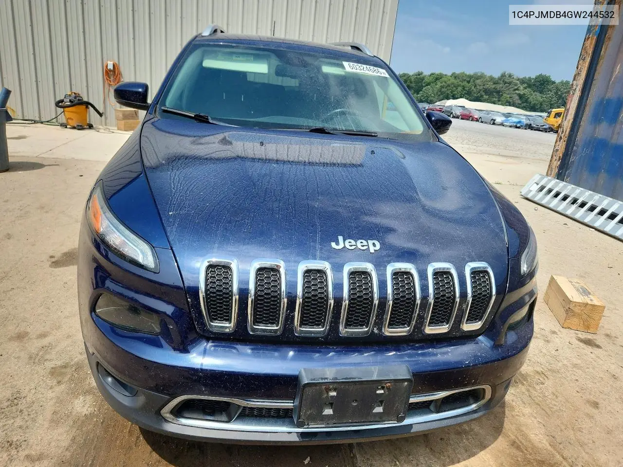 2016 Jeep Cherokee Limited VIN: 1C4PJMDB4GW244532 Lot: 60324686