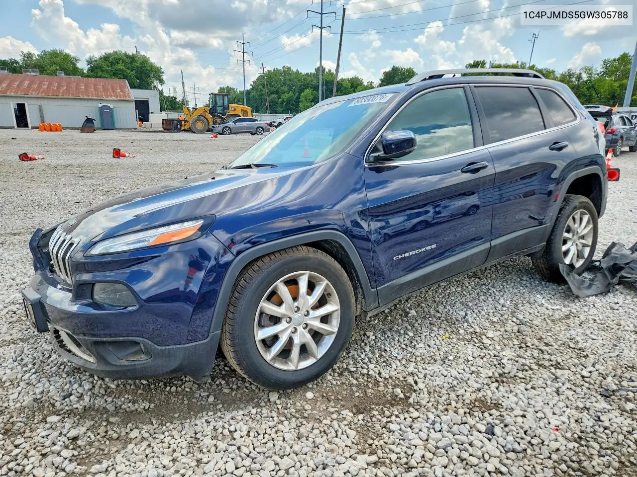 2016 Jeep Cherokee Limited VIN: 1C4PJMDS5GW305788 Lot: 60380876