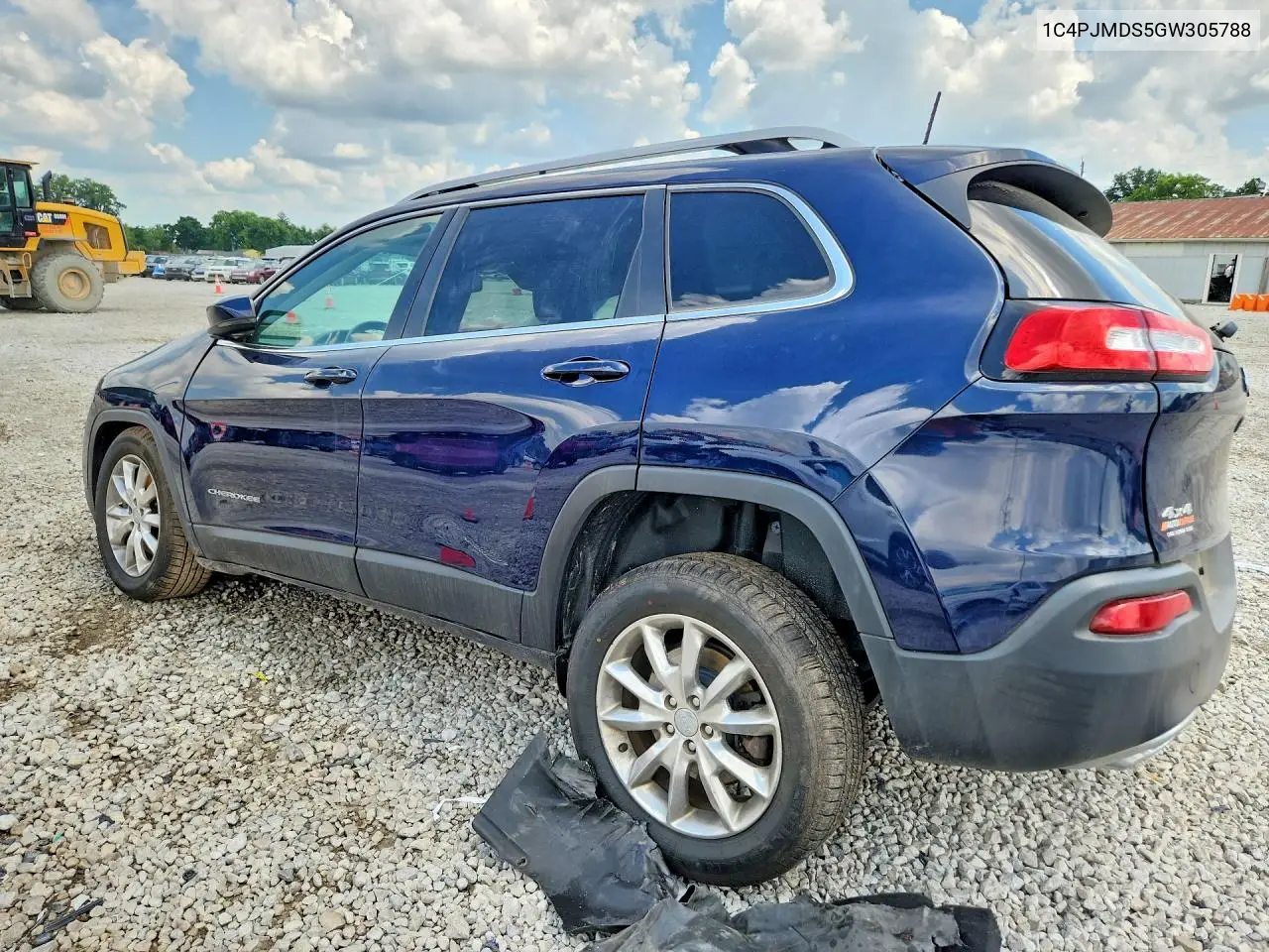 2016 Jeep Cherokee Limited VIN: 1C4PJMDS5GW305788 Lot: 60380876