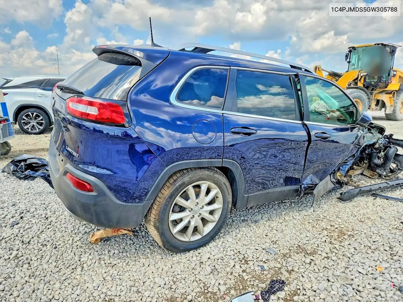 2016 Jeep Cherokee Limited VIN: 1C4PJMDS5GW305788 Lot: 60380876