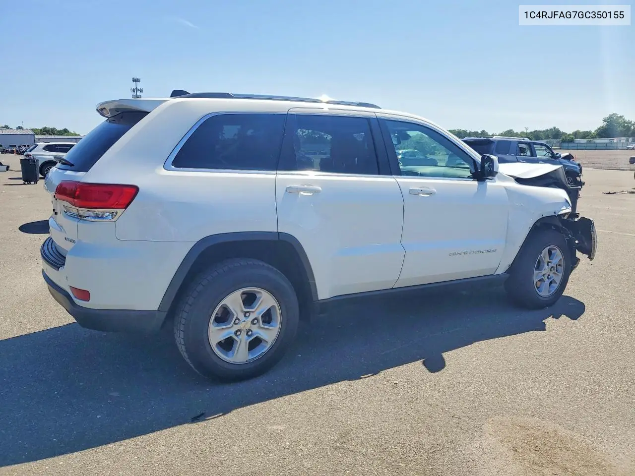 2016 Jeep Grand Cherokee Laredo VIN: 1C4RJFAG7GC350155 Lot: 61058826