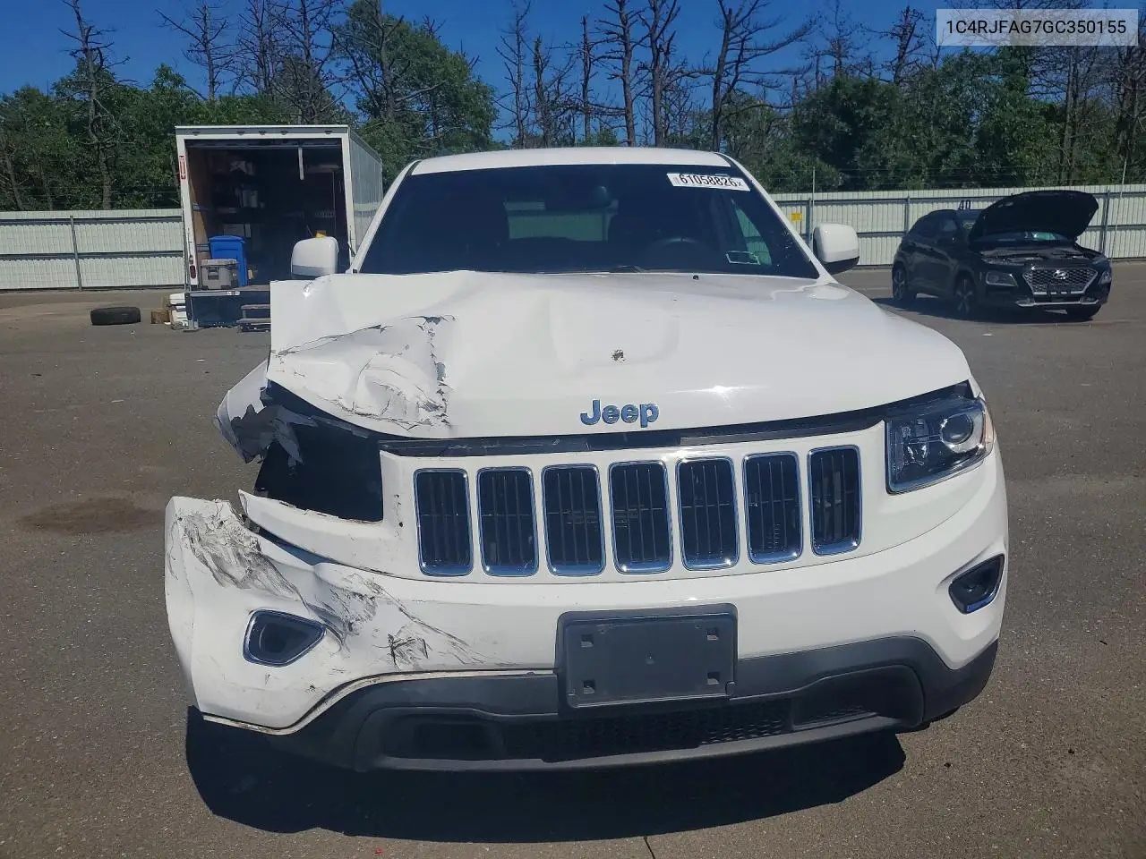 2016 Jeep Grand Cherokee Laredo VIN: 1C4RJFAG7GC350155 Lot: 61058826