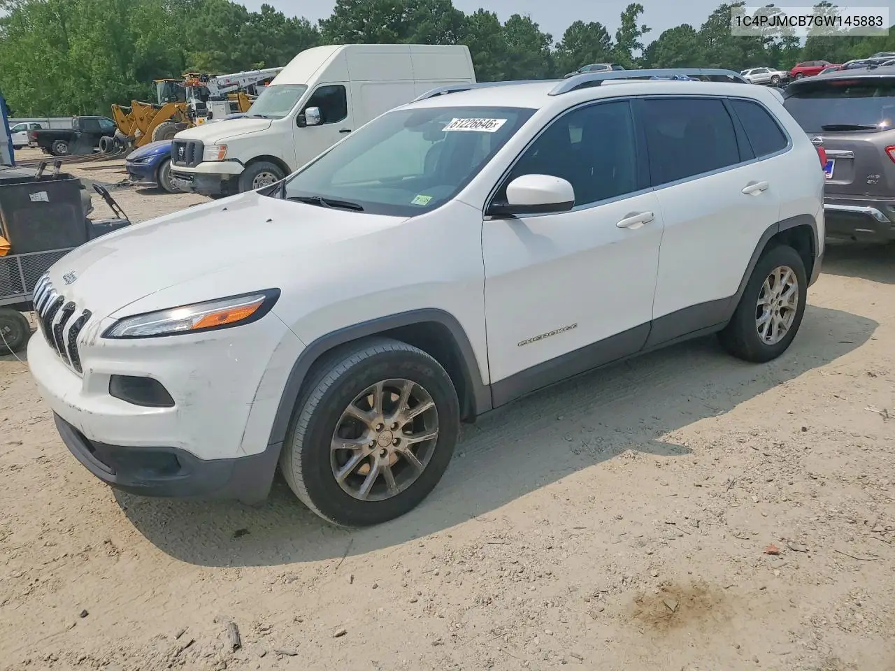 2016 Jeep Cherokee Latitude VIN: 1C4PJMCB7GW145883 Lot: 61226646