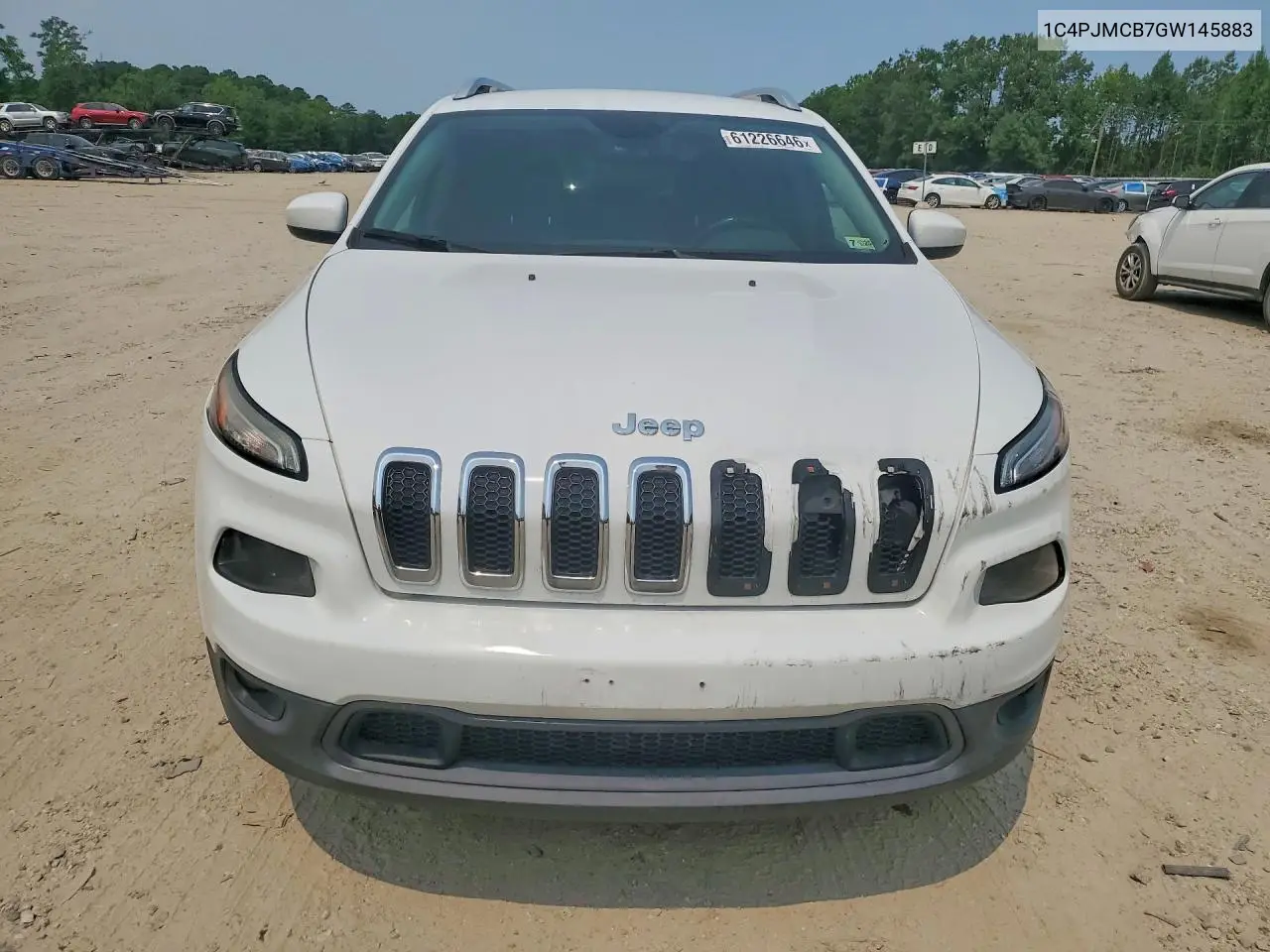 2016 Jeep Cherokee Latitude VIN: 1C4PJMCB7GW145883 Lot: 61226646
