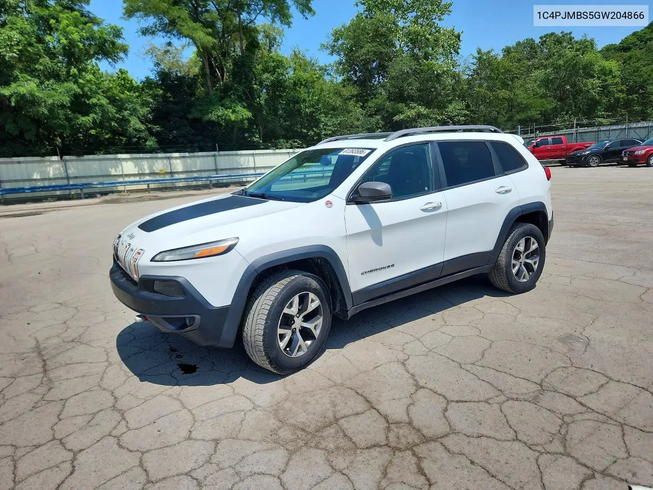 2016 Jeep Cherokee Trailhawk VIN: 1C4PJMBS5GW204866 Lot: 61393586