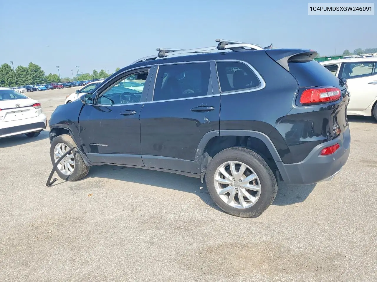 2016 Jeep Cherokee Limited VIN: 1C4PJMDSXGW246091 Lot: 61522696