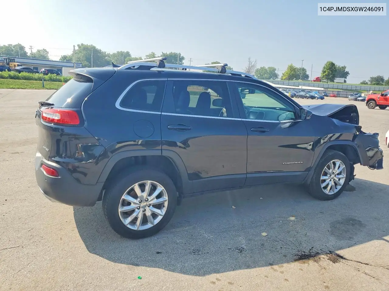 2016 Jeep Cherokee Limited VIN: 1C4PJMDSXGW246091 Lot: 61522696