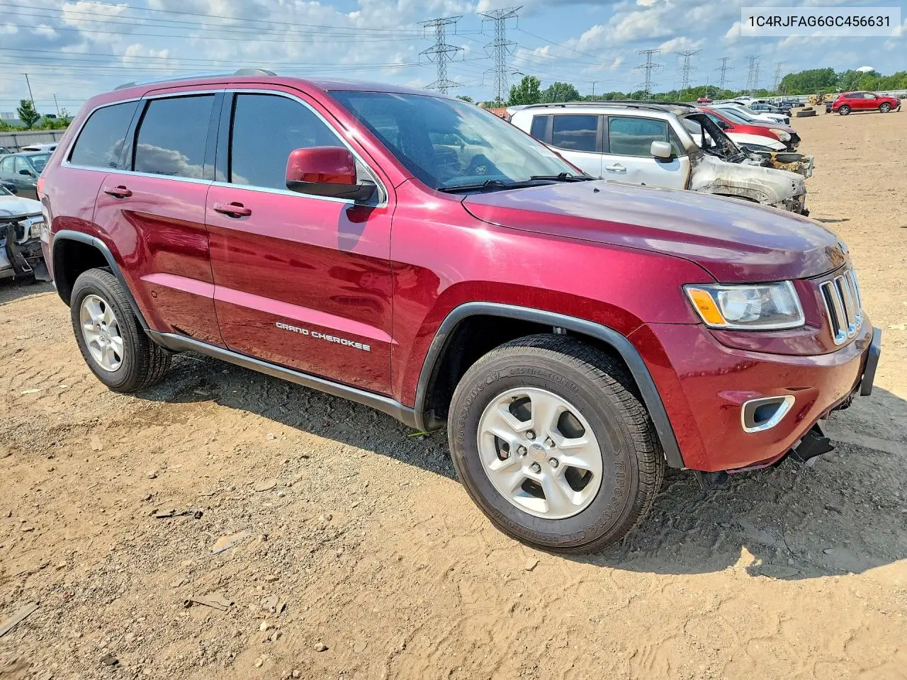 2016 Jeep Grand Cherokee Laredo VIN: 1C4RJFAG6GC456631 Lot: 61942486