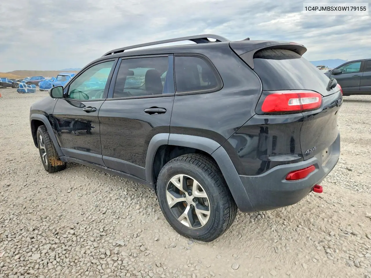 2016 Jeep Cherokee Trailhawk VIN: 1C4PJMBSXGW179155 Lot: 62247346