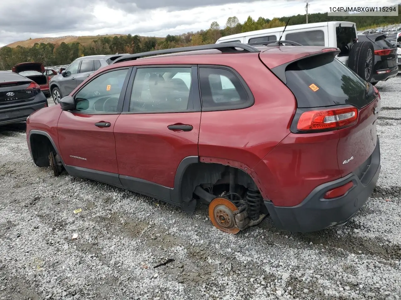 1C4PJMABXGW115294 2016 Jeep Cherokee Sport