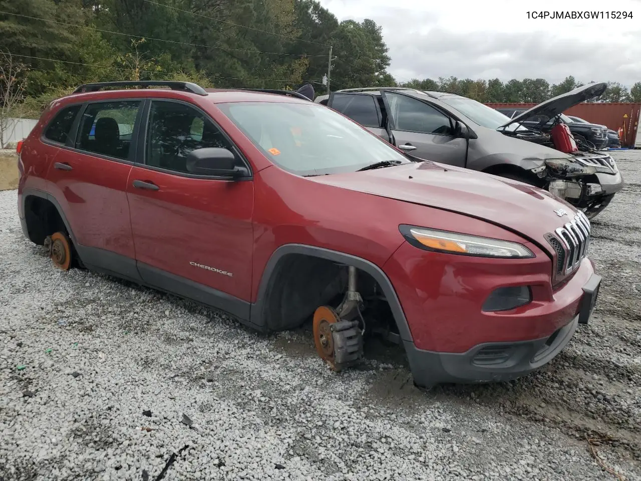 1C4PJMABXGW115294 2016 Jeep Cherokee Sport