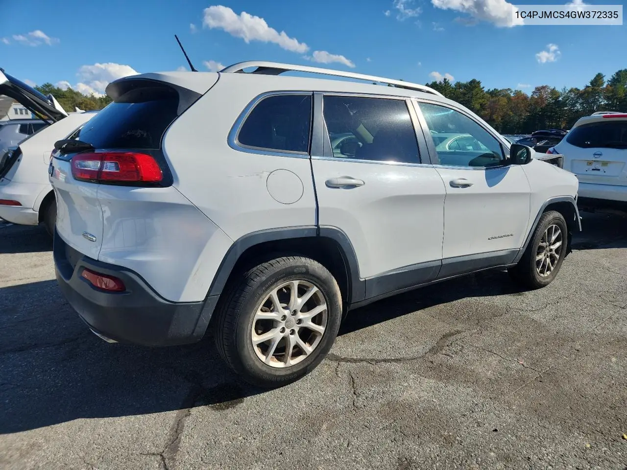 1C4PJMCS4GW372335 2016 Jeep Cherokee Latitude