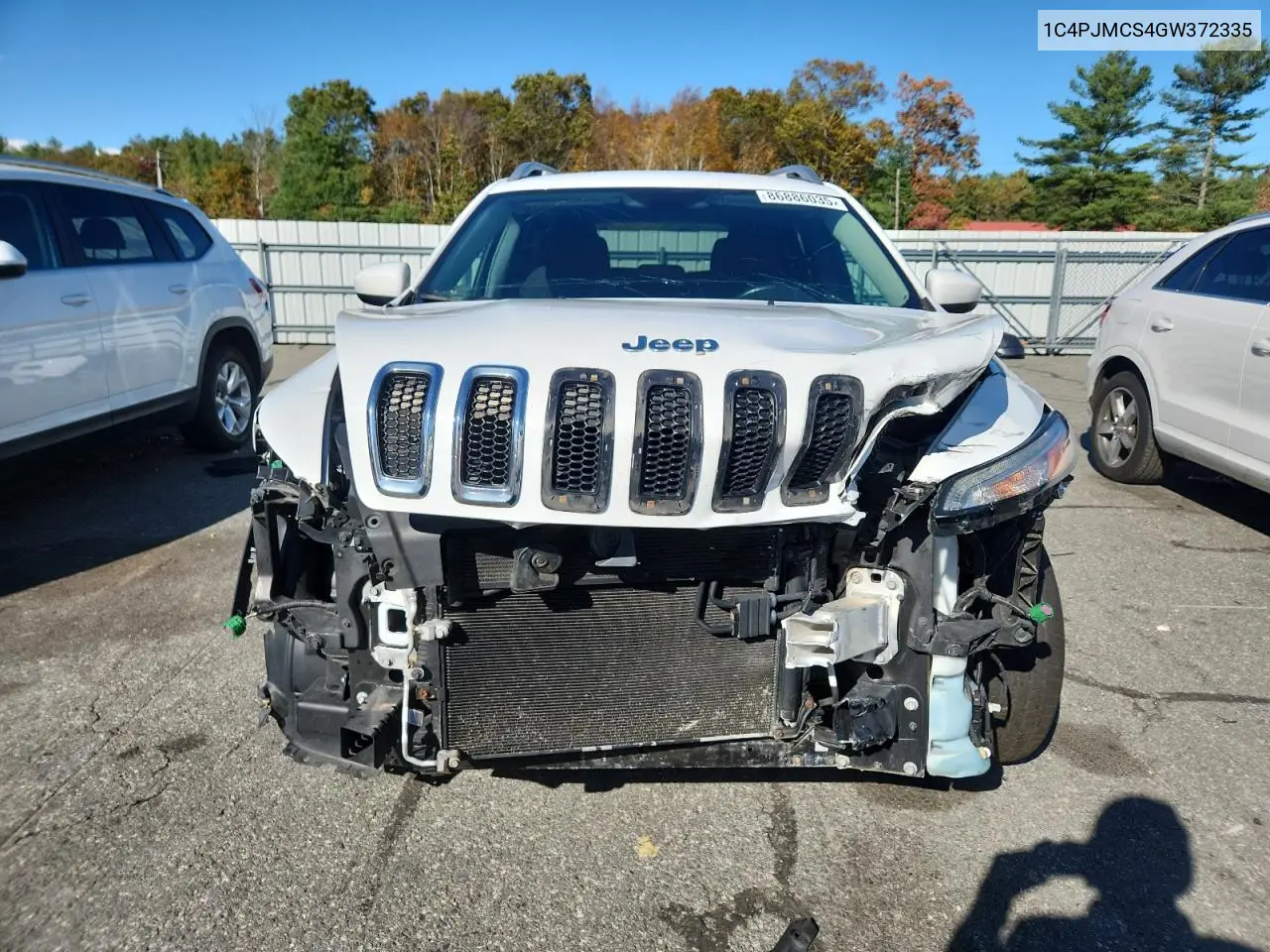 1C4PJMCS4GW372335 2016 Jeep Cherokee Latitude