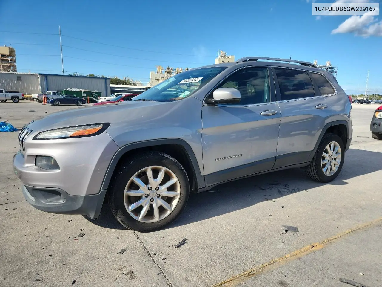 1C4PJLDB6GW229167 2016 Jeep Cherokee Limited