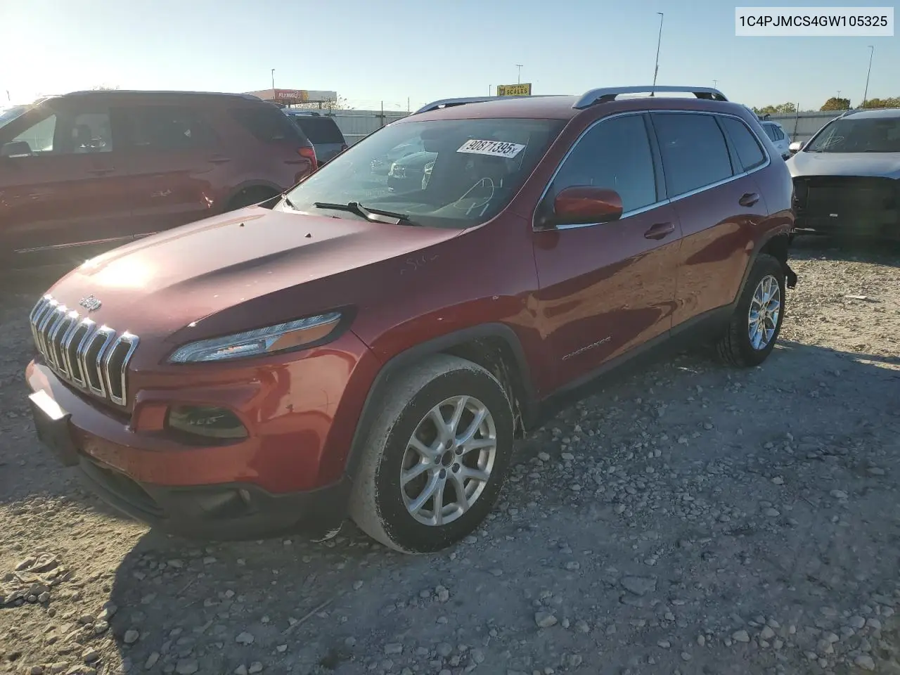 1C4PJMCS4GW105325 2016 Jeep Cherokee Latitude