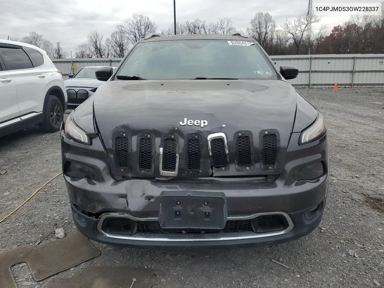 1C4PJMDS3GW228337 2016 Jeep Cherokee Limited