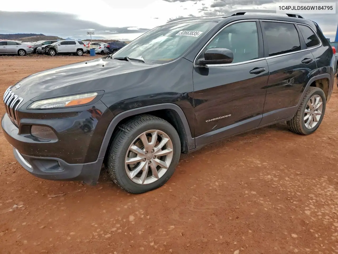 1C4PJLDS6GW184795 2016 Jeep Cherokee Limited