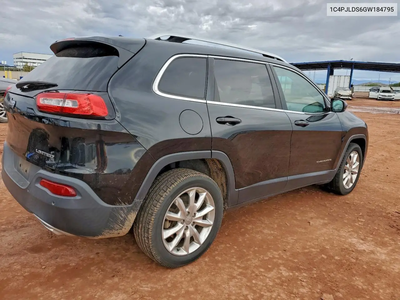1C4PJLDS6GW184795 2016 Jeep Cherokee Limited