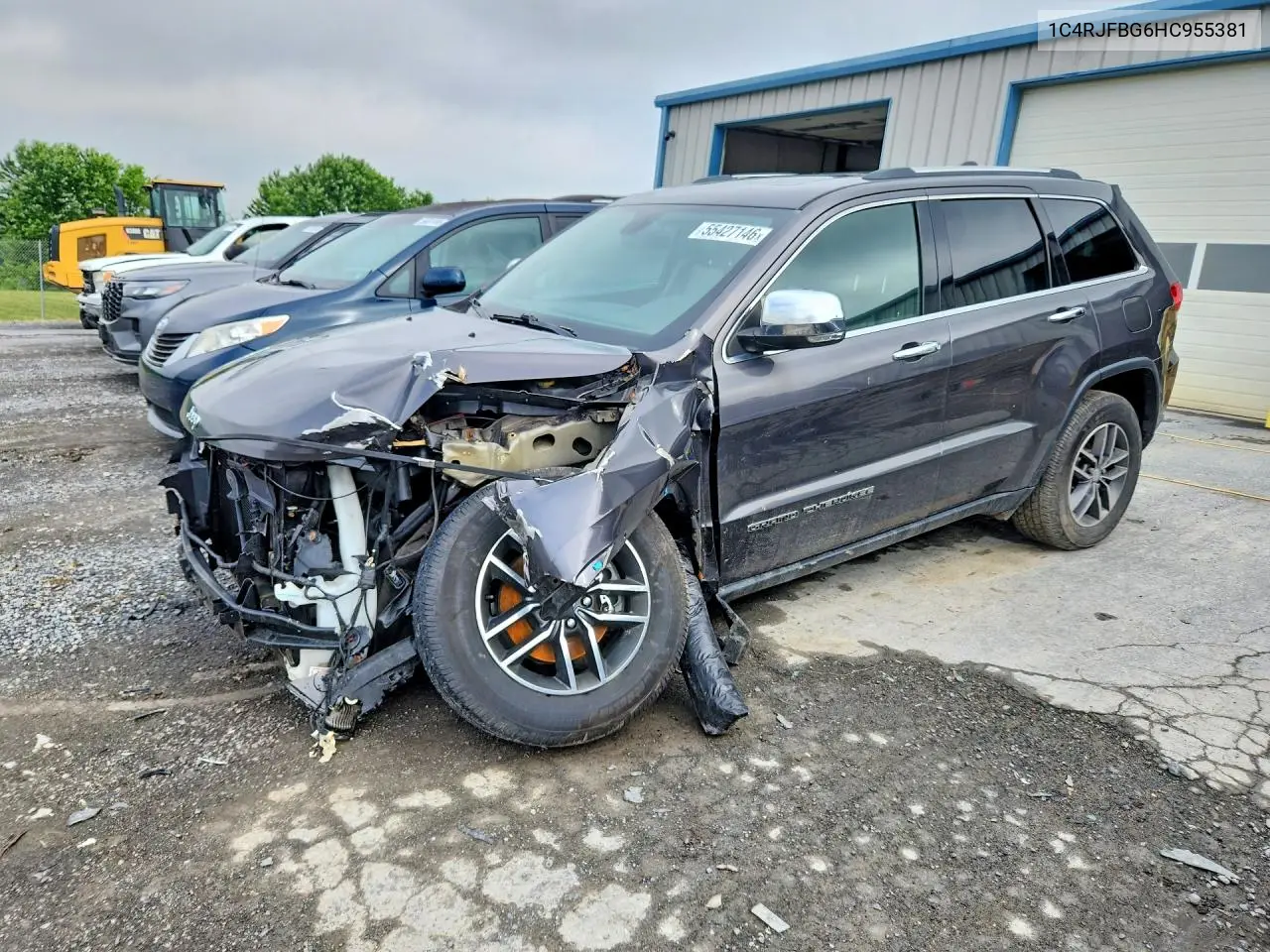 2017 Jeep Grand Cherokee Limited VIN: 1C4RJFBG6HC955381 Lot: 55427146