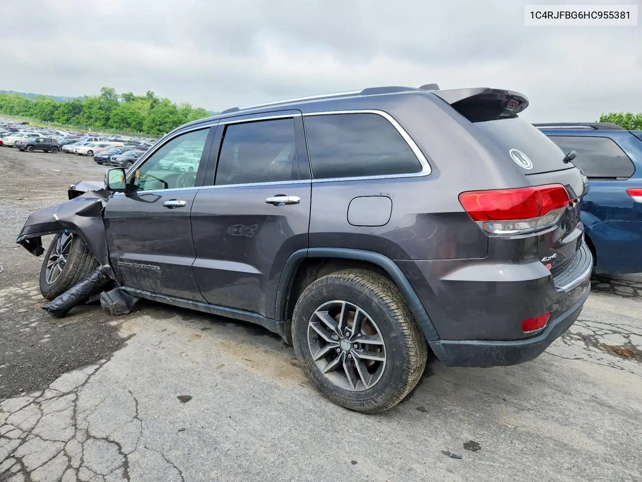2017 Jeep Grand Cherokee Limited VIN: 1C4RJFBG6HC955381 Lot: 55427146