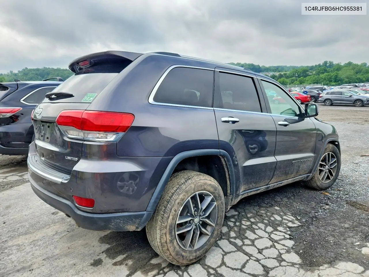 2017 Jeep Grand Cherokee Limited VIN: 1C4RJFBG6HC955381 Lot: 55427146