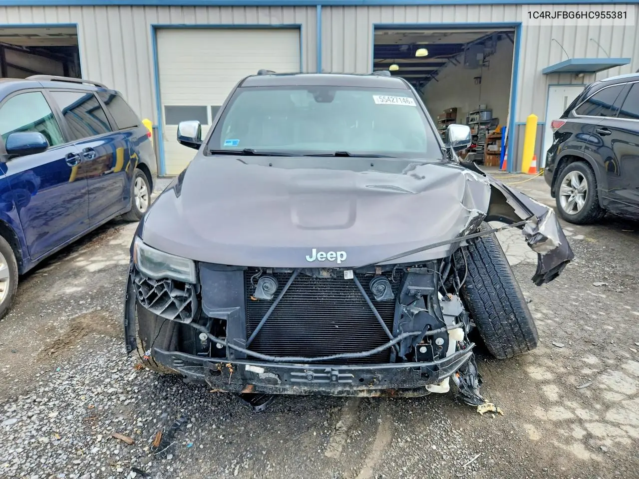 2017 Jeep Grand Cherokee Limited VIN: 1C4RJFBG6HC955381 Lot: 55427146