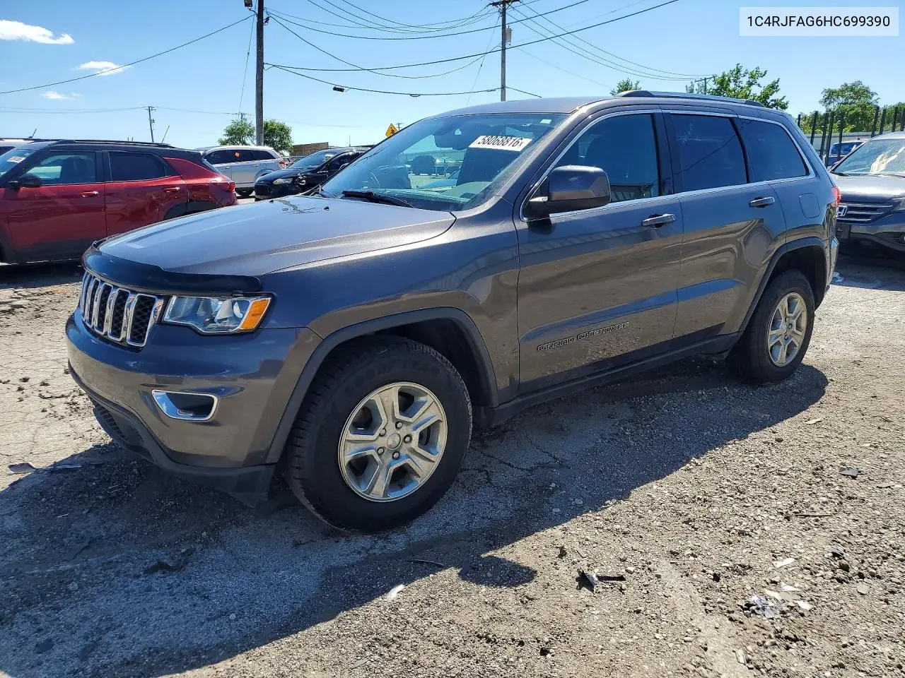 2017 Jeep Grand Cherokee Laredo VIN: 1C4RJFAG6HC699390 Lot: 58068816