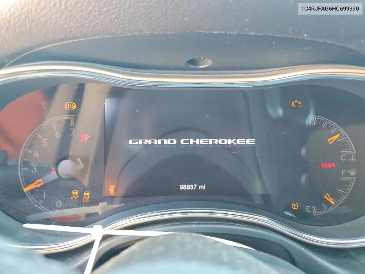 2017 Jeep Grand Cherokee Laredo VIN: 1C4RJFAG6HC699390 Lot: 58068816